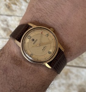 Montre Vintage Roamer Anfibiomatic Rotodate Automatique - Diamètre 34,5 Mm - Occasion