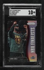 2019-20 Panini Prizm NBA Finalists Silver Prizm LeBron James #3 SGC 10 GEM 11yv