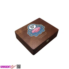 Aganorsa Leaf Validacion Hab Gran Robusto Empty Wooden Cigar Box 7.5x6.25x2
