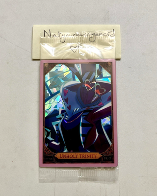 NEW 2025 Hazbin Hotel TCG Promo Card 17 UNHOLY TRINITY VAL Cracked