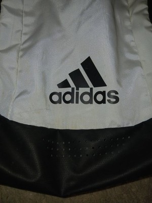 adidas backpack embroidery Adidas Backpack , White, Embroidered With 24, Used, Needs Cleaned