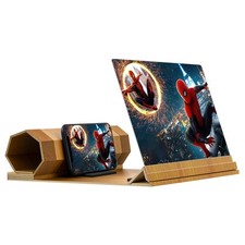 14 Inch Beige Screen Magnifier for Smartphone Movies Videos Portable Gift