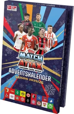 Topps Fútbol Calendario de Adviento Bundesliga Match Attax Tarjetas Coleccionables 2025/26 | 1x