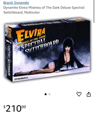Dynamite Spectral Switchboard Elvira Mistress of the Dark (Quija type) Board LTD