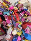 Vintage Lot Of Barbie Superstar Era Accessories Food Clothing Shoes Gem Rockers