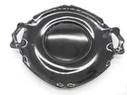 Elegant LE Smith Mount Pleasant Black Amethyst depression 7"  Handled Plate