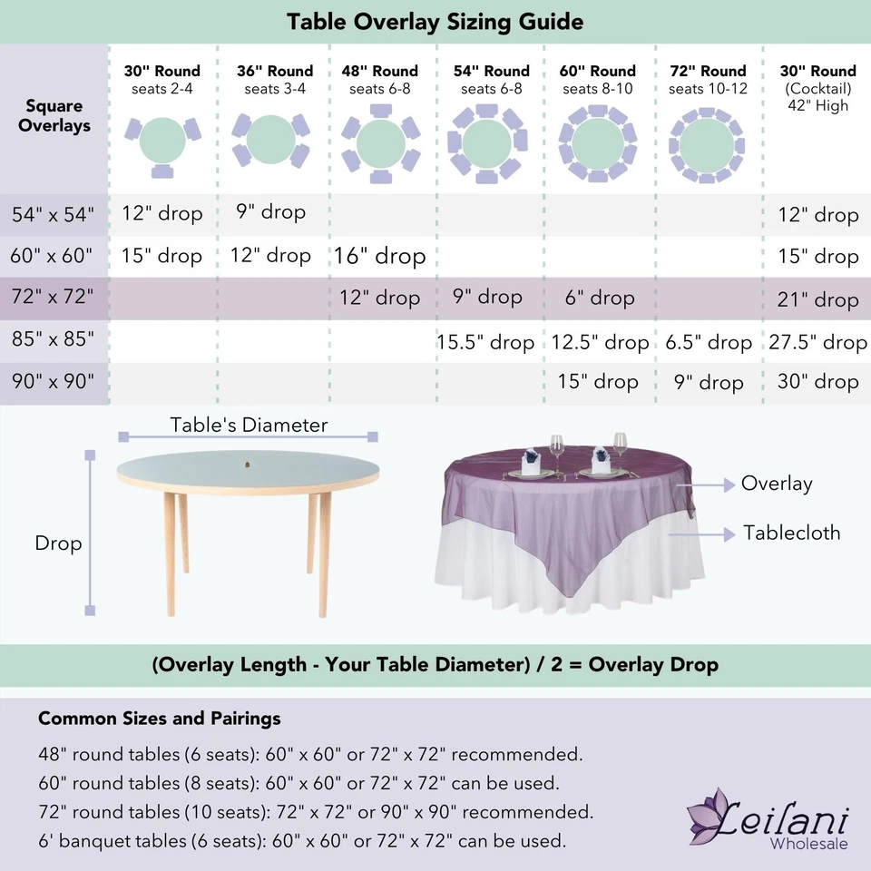 72" Square Big Payette Sequined Table Overlay Wedding Party Reception Linens - Image 2 of 3