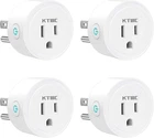 Smart Plug 4 Pack, WiFi Compatible, No Hub Needed, Alexa Google Home Control