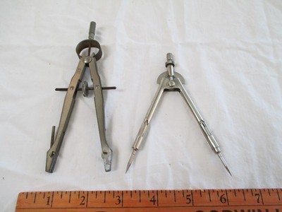 Set. 1 Vintage Tacro Drafting Compass Tool Made in Germany, The Other Unknown.