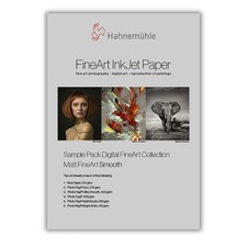 Hahnemuhle Sample Pack Matt FineArt Smooth Inkjet Paper, 8.5x11", 12 Sheets