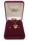 Vintage Disney Store Sterling Silver Minnie Mouse Necklace & Earrings Set