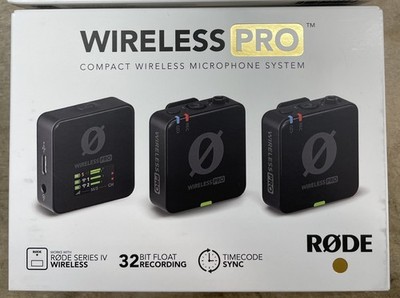 RØDE Wireless PRO Compact Wireless Microphone System, 32-bit Float Recording