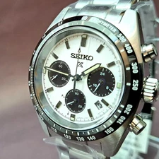 SEIKO SBDL085 Watch 39mm Stainless Steel 20mm White Dial Analog Classic