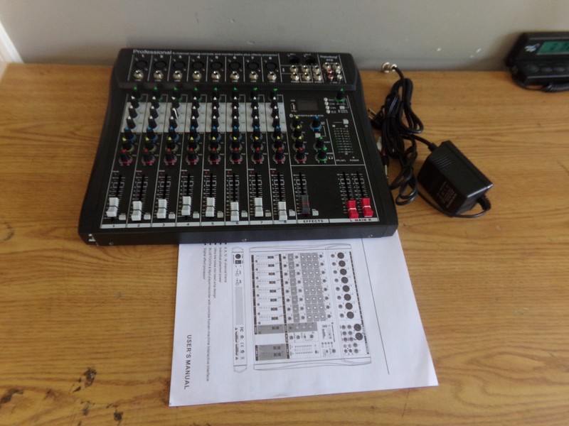 DEPUSHENG DT8 PROFESSIONAL 8 CHANNEL MIXING CONSOLE