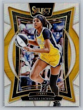 2025 WNBA Select Rickea Jackson Silver Prizm #58 Los Angeles Sparks/Chicago Sky