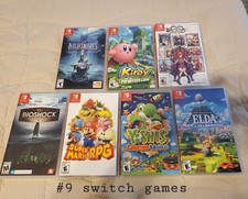 7 nintendo switch games lot