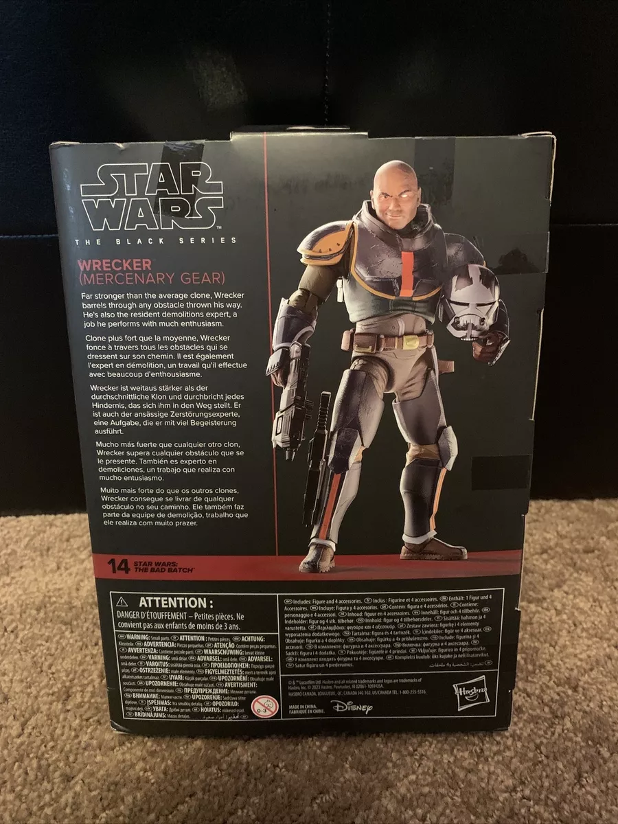 Wrecker (Mercenary Gear) 6-Inch Scale | Star Wars: The Bad Batch | Star  Wars The Black Series Action figures