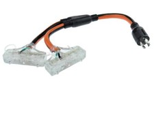 MPI Tools L14-30r  to (6) 5-15R outlets pigtail adapter Generator Splitter