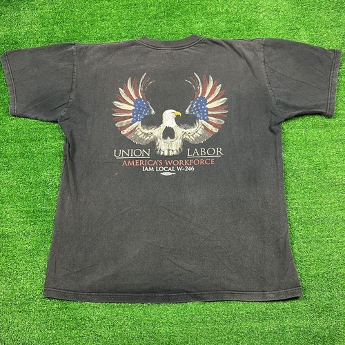 IAMAW Int'l Association of Machinists and Aerospace Workers Herren T-Shirt Gr. XL - Bild 2 von 11