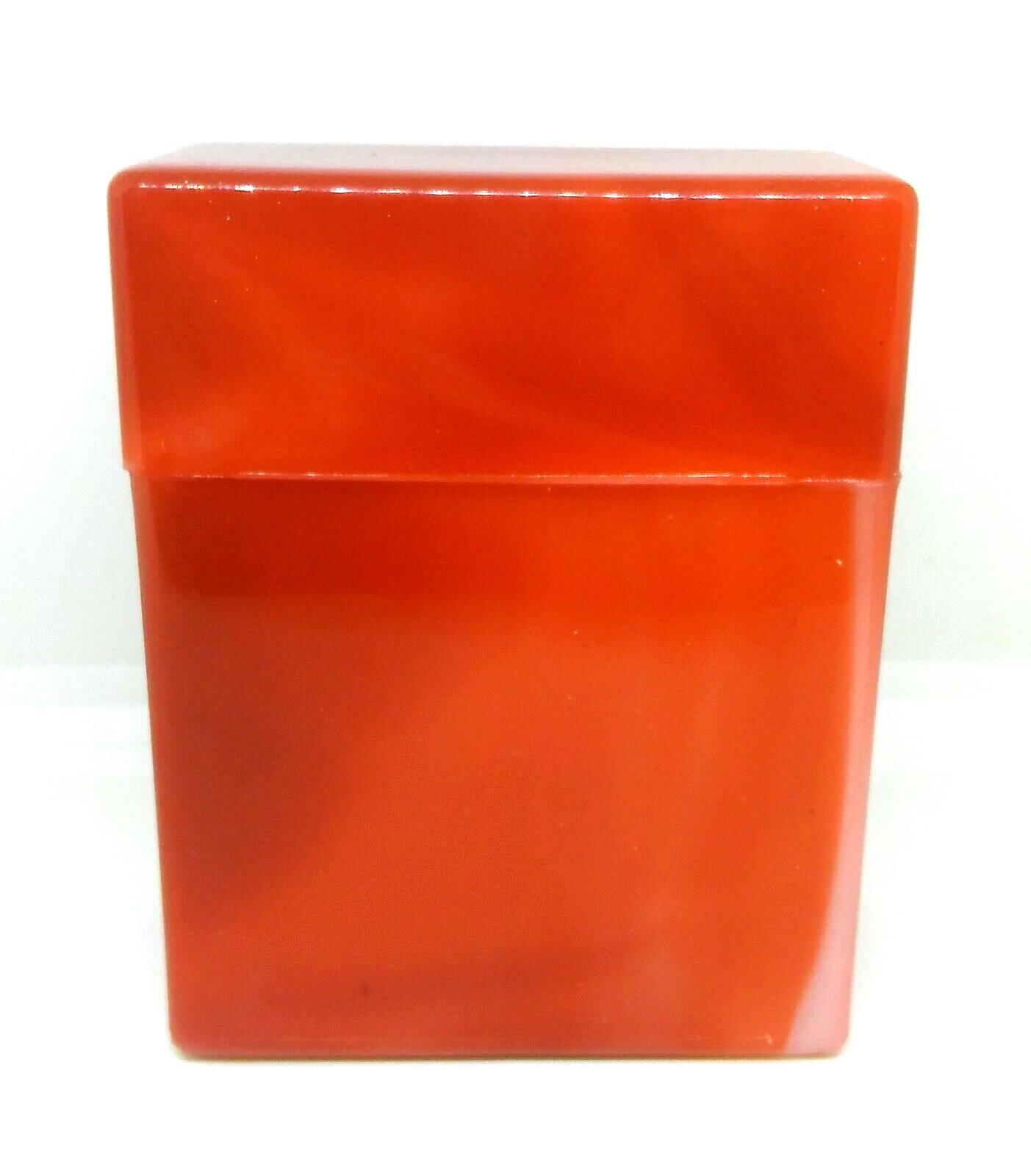 Fujima Red King Size Flip Open Cigarette Case - Holds 30 Cigarettes!