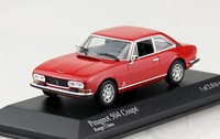 Peugeot 504 Coupe Rot 1974 1:43 Minichamps Modellauto 400112121