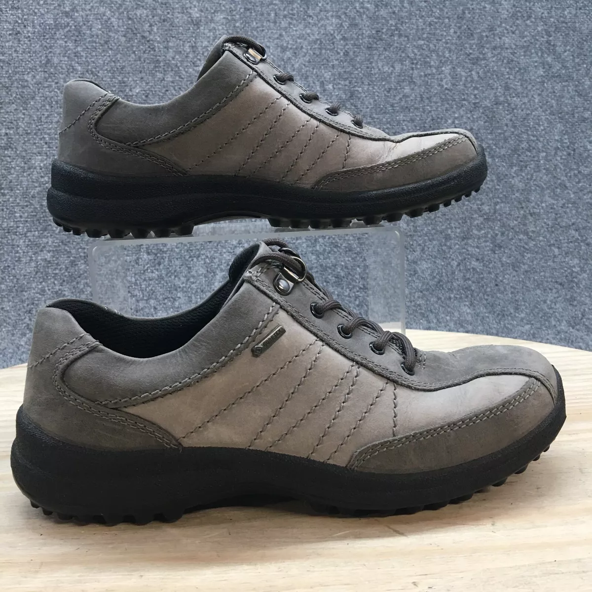 Hotter Shoes Womens 7.5 Gore Tex Lace Up Hiking Sneakers Gray