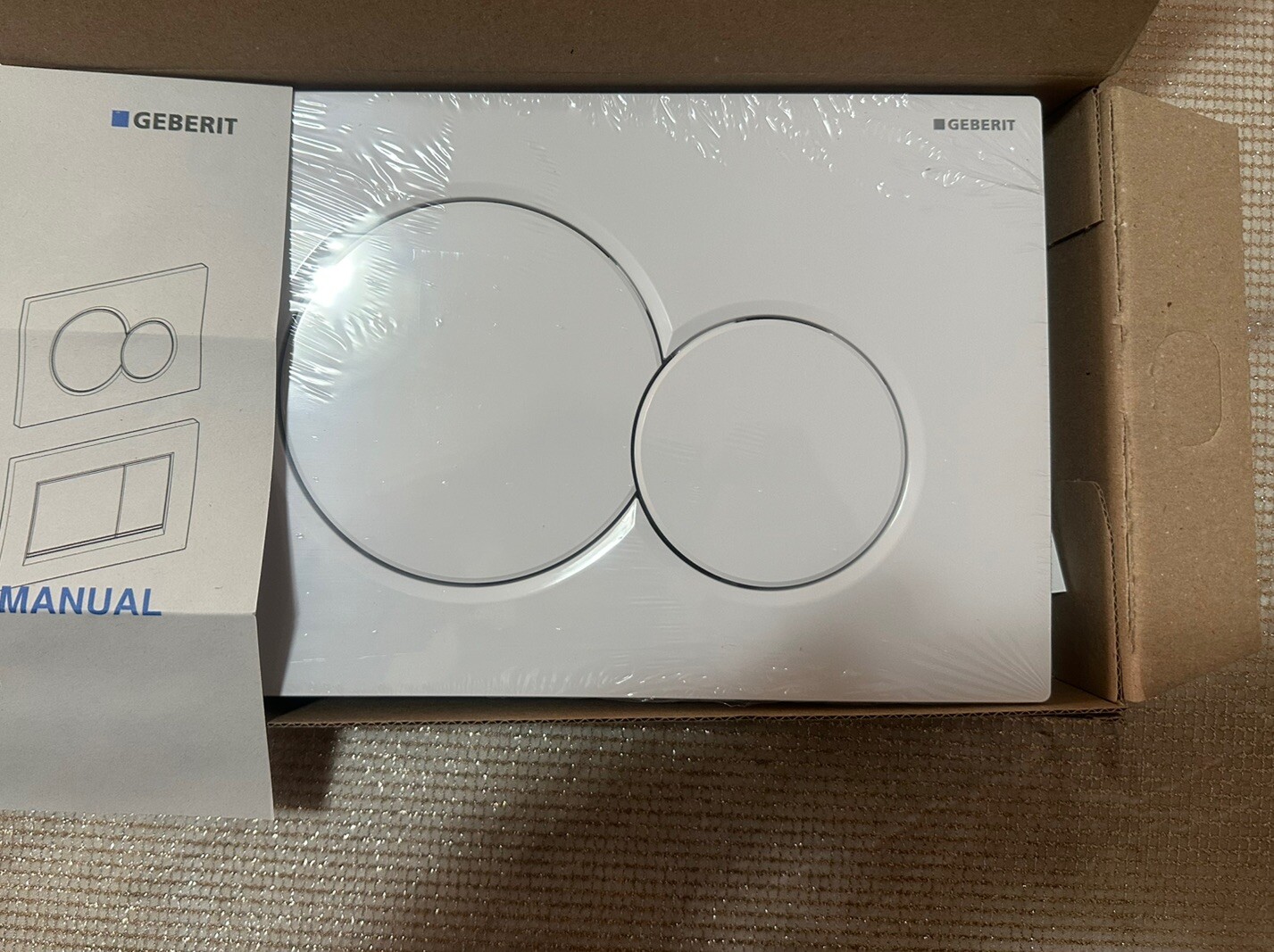 Geberit 115.770.11.5 Placca di Comando per Casseta di Scarico Sigma 01 - Alpine