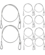 Stage Lights Safety Cable, 10PCS WorldLite 26" length 4mm in diameter