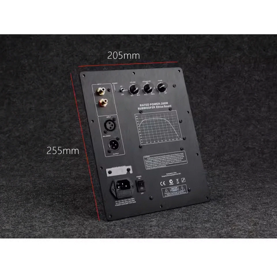 New 200W HiFi Subwoofer Amplifier Board AC 110V/220V For 4-8Ω 8-12 in SpeakergA - Image 4 of 4