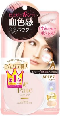 SANA PORE PUTTY Color Correcting Loose Powder series 6.5 g SPF27 PA++