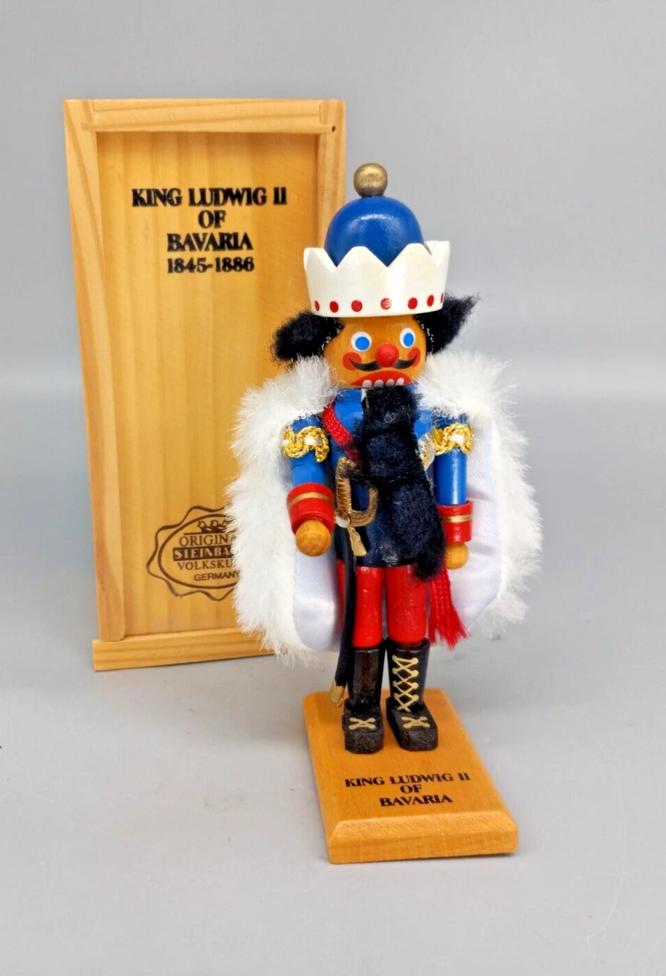 SIGNED Steinbach King Ludwig II of Bavaria - Limited Edition Mini Nutcracker
