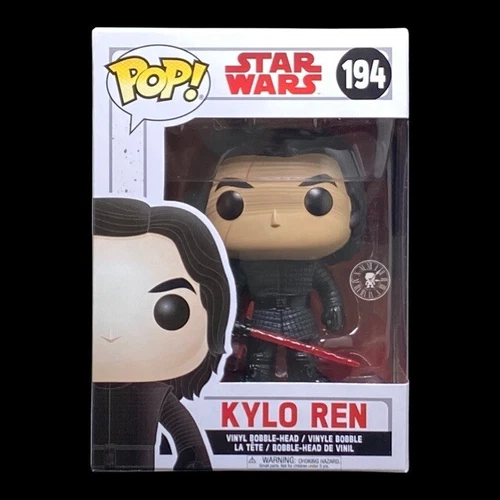 Funko Pop!  Star Wars #194 Kylo Ren Unmasked + Protector (Vaulted Mint)
