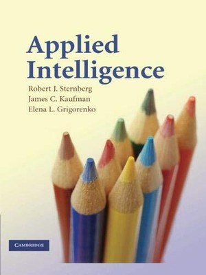 APPLIED INTELLIGENCE By Robert J. Sternberg **BRAND NEW**