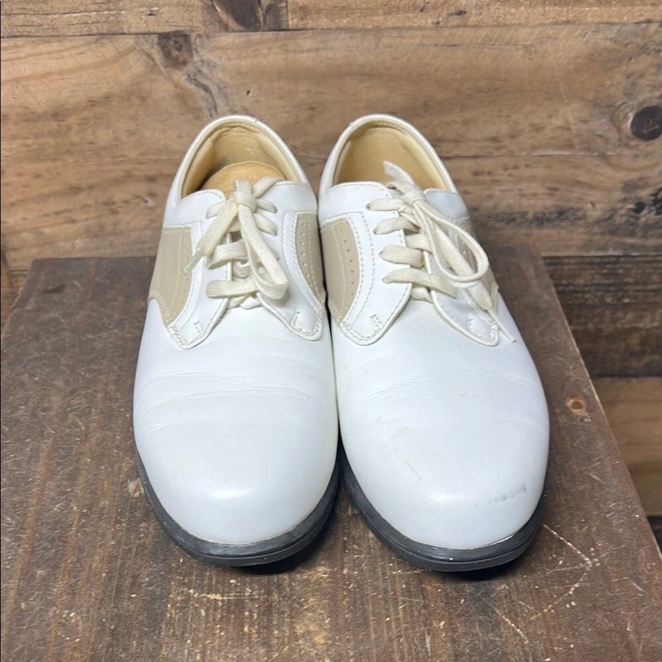 Zapato de golf para mujer Nike Air Comfort Verdana último blanco y tostado talla 6 Foto 4 de 4