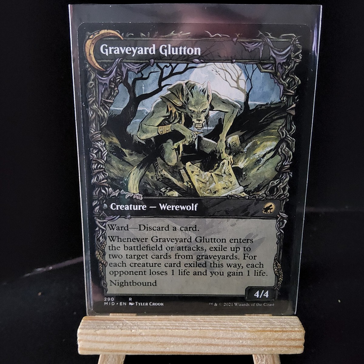 アーティストプルーフGraveyard Trespasser & Glutton Graveyard Trespasser // Graveyard Glutton (Prerelease