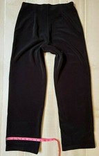 Chico's black polyester blend pants size 1 US 8 women's