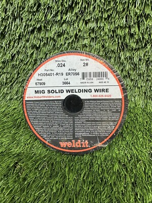 Hobart H305401-R19 2-Pound ER70S-6 Carbon-Steel Solid Welding Wire, 0.024-Inch