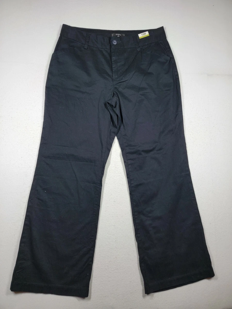 Lee Riders Womens Black Pants Size 12 M New eBay