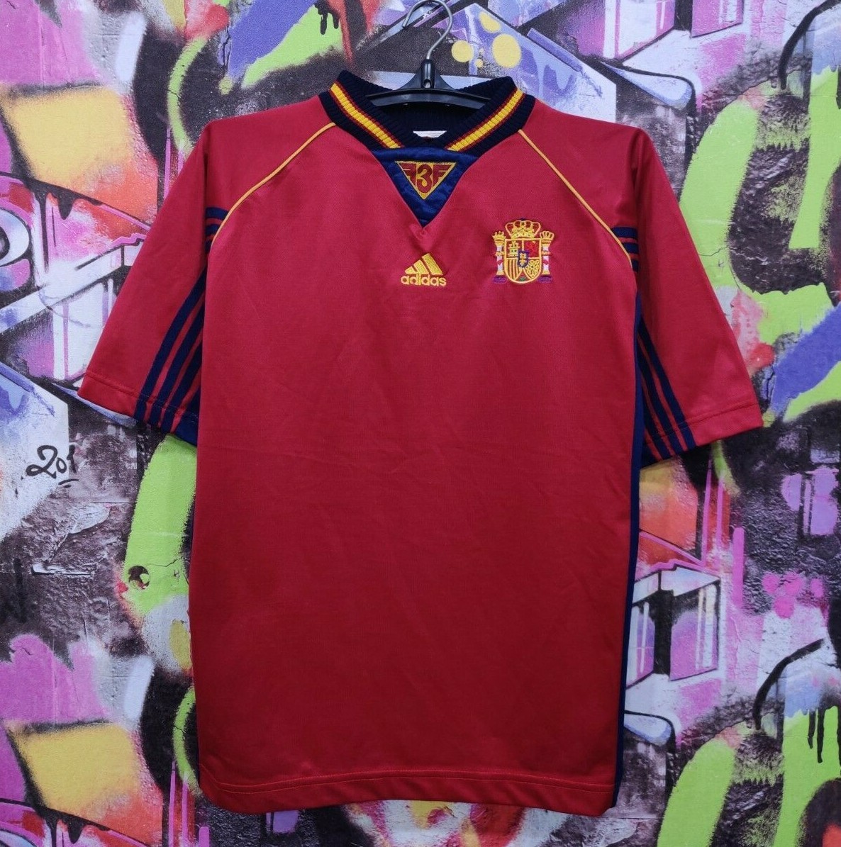 Spain National Football Team 1998/99 Home Soccer Jersey Shirt
