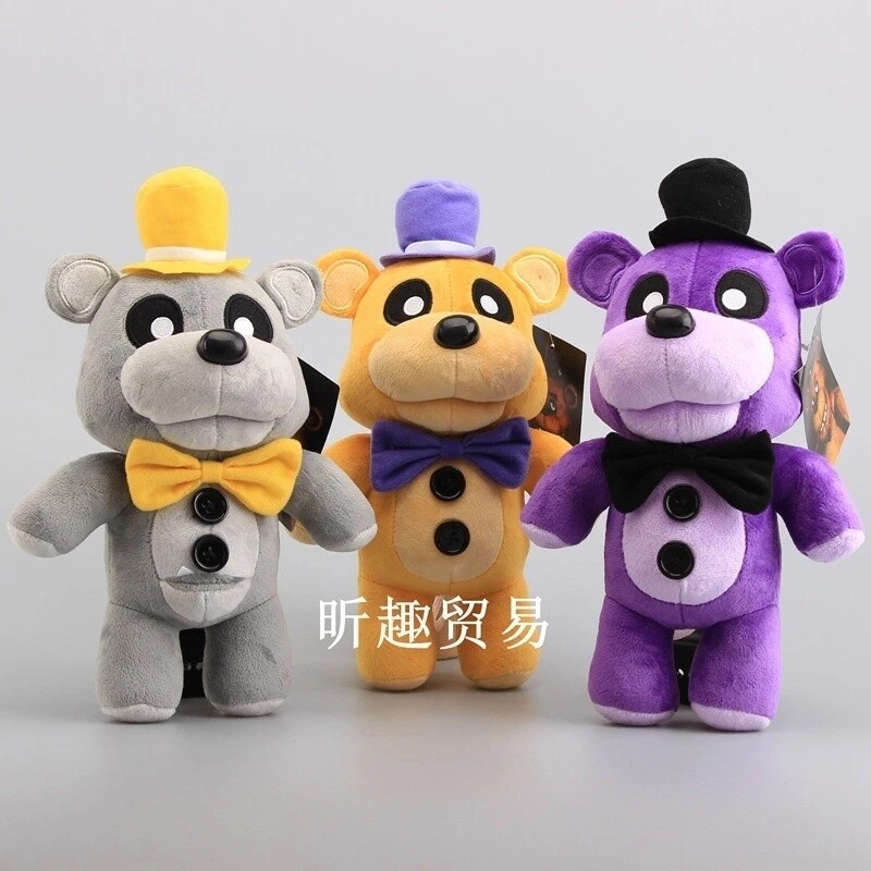 30cm FNAF Plush Freddy Fredbear Golden Freddy El Chip Lefty Foxy