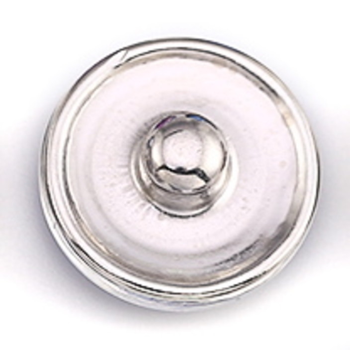 Fractal Summer Flowers Button Charm for Noosa Ginger Snaps Jewelry