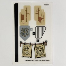 LEGO STICKER SHEET 76387 Hogwarts Fluffy Encounter Harry Potter Decals Stickers