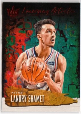 2018-19 Panini Court Kings Emerging Artists Ruby SP /99 Landry Shamet #10 RC