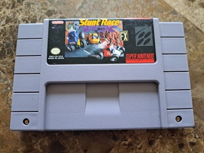 Stunt Race FX Super Nintendo SNES  Authentic Free Fast Shipping Working