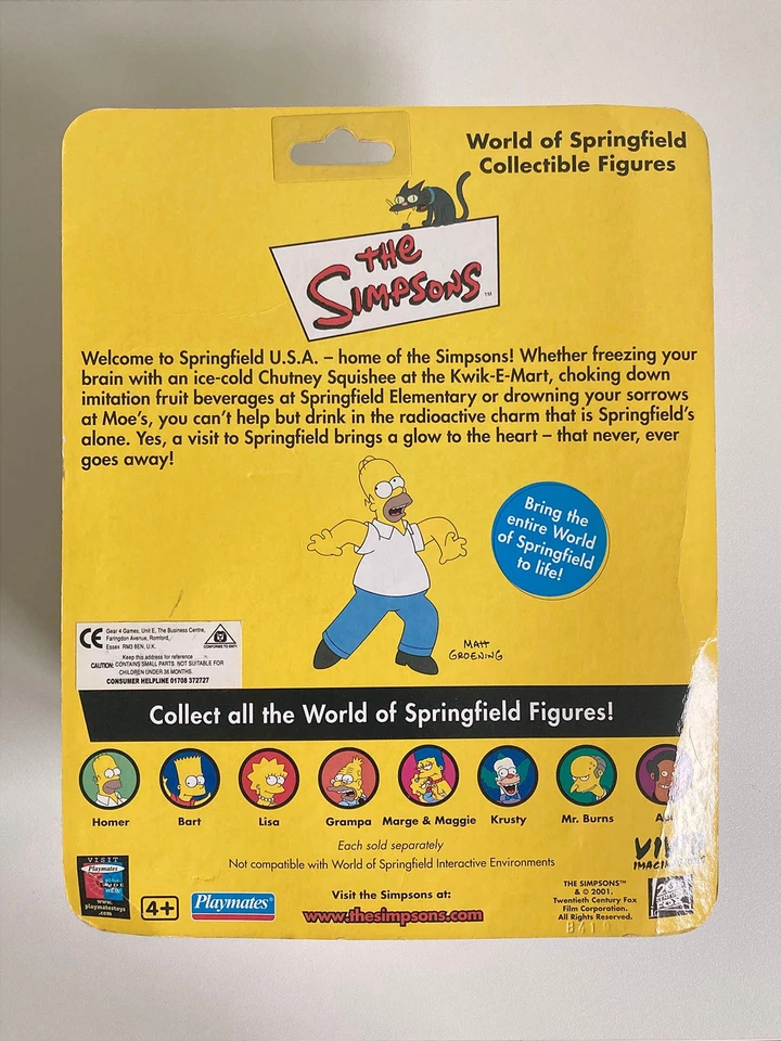LOS SIMPSON - PLAYMATES WOS - Figura de Coleccionista (MISB) ✨RARO✨ Foto 2 de 4