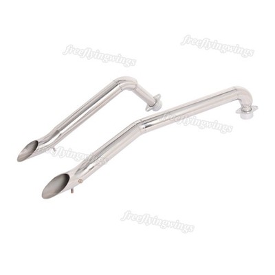 Dual Exhaust Pipe Full System For Honda Shadow ACE 1100 VT1100C Spirit VT1100C2