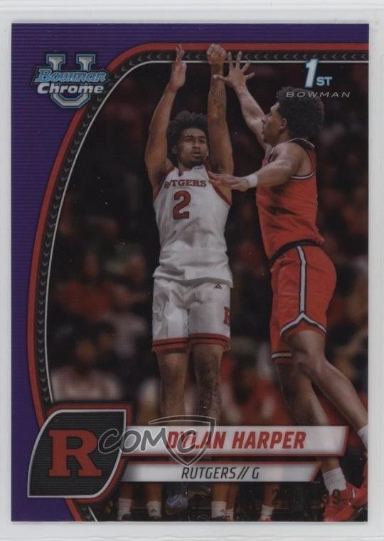2024-25 Bowman U Chrome Purple Refractor /399 Dylan Harper #22 06n5
