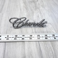 Chevrolet 1972-1973 Script Emblem Truck Impala Bel Air 327126 Badge Nameplate