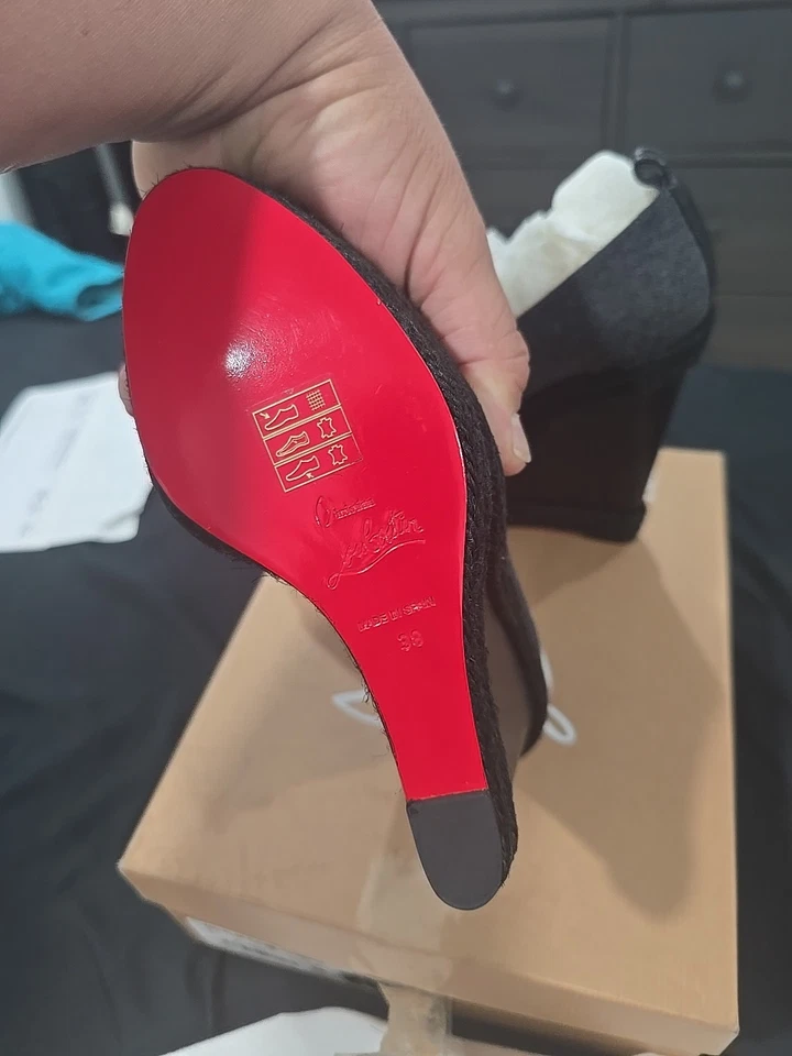 Christian Louboutin Botines de Cuña con Detalle de Cremallera Foto 3 de 4