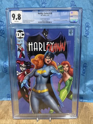 Harley Quinn #38 Cgc 9.8 Graded Nathan Szerdy Homage Batman Adventures 13 Comic